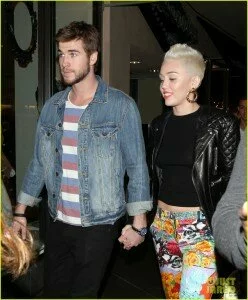 Miley Cyrus and Liam Hemsworth