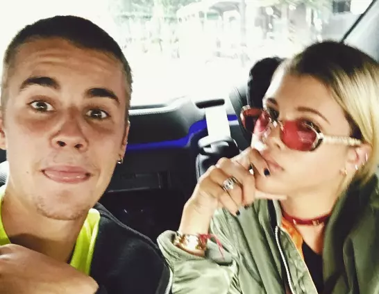 Sofia Richie and Justin Bieber