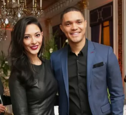 Trevor Noah and Jordyn Taylor